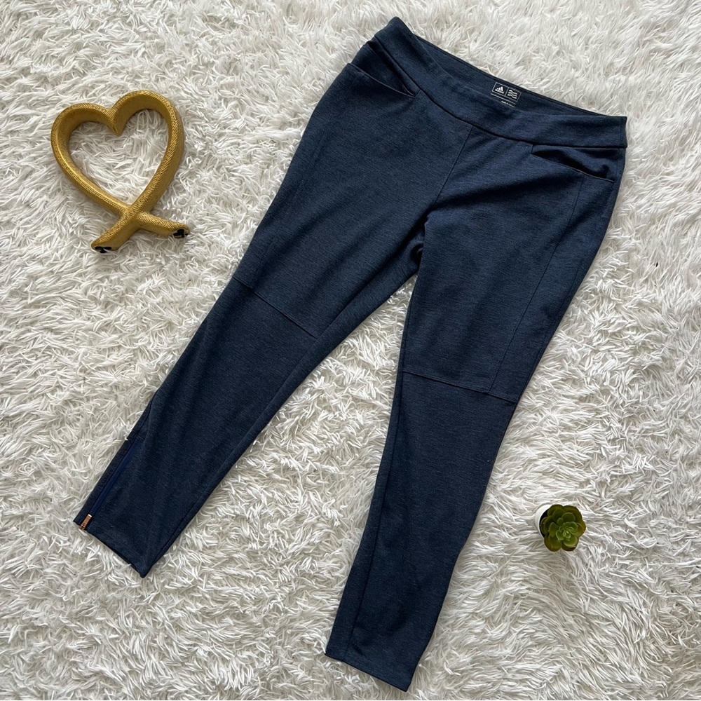 Adidas Blue Athletic Leggings
